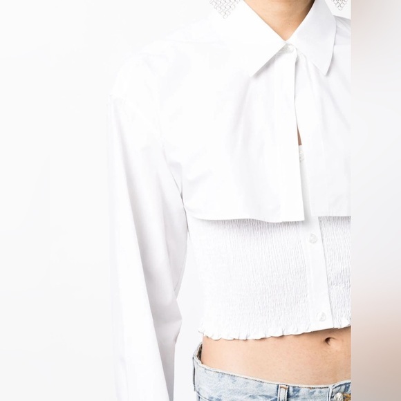 🔥 🆕 ALEXANDER WANG LAYERED SMOCKED CAMI medium NWT $395 - Picture 10 of 12